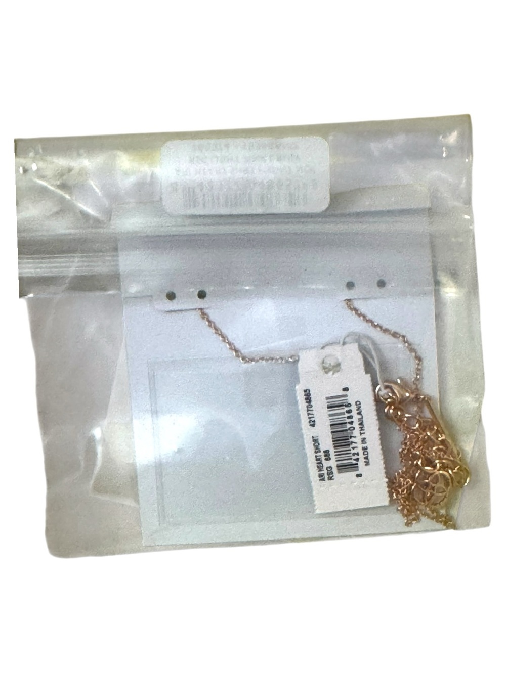 Kendra Scott Ari Heart Necklace Iridescent Pink Rose Gold - Picture 9 of 12